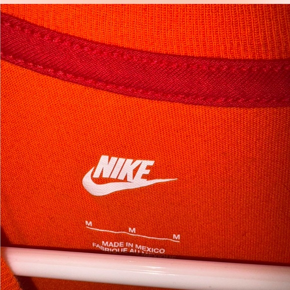 Nike Orange and Red Tee with Logo - Picture 2 of 3